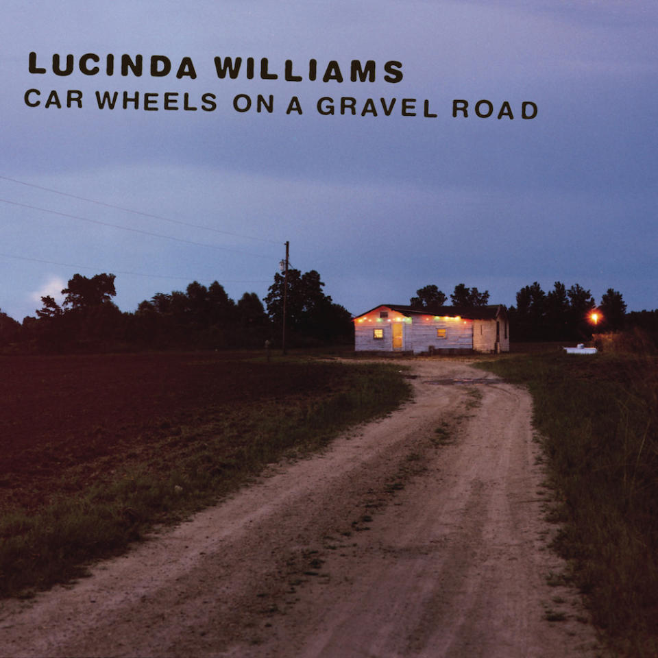 lucinda williams car wheels gravel road crate digging 