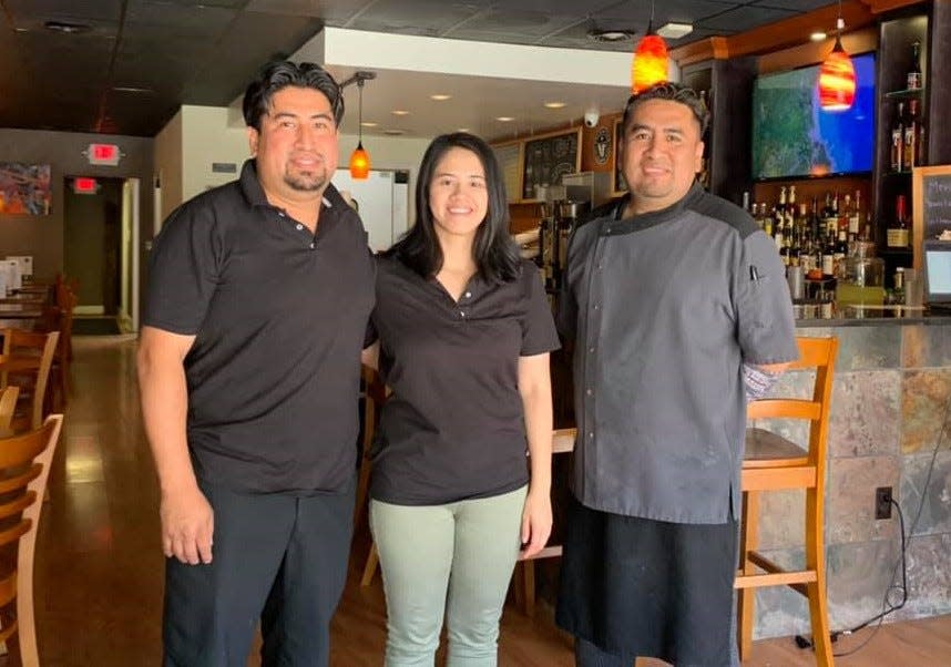 The family ownership group of Su Plus Two includes (from left) Jose Cisneros, his wife Supawadee Pamoto and chef Carlos Cisneros, Jose's brother.