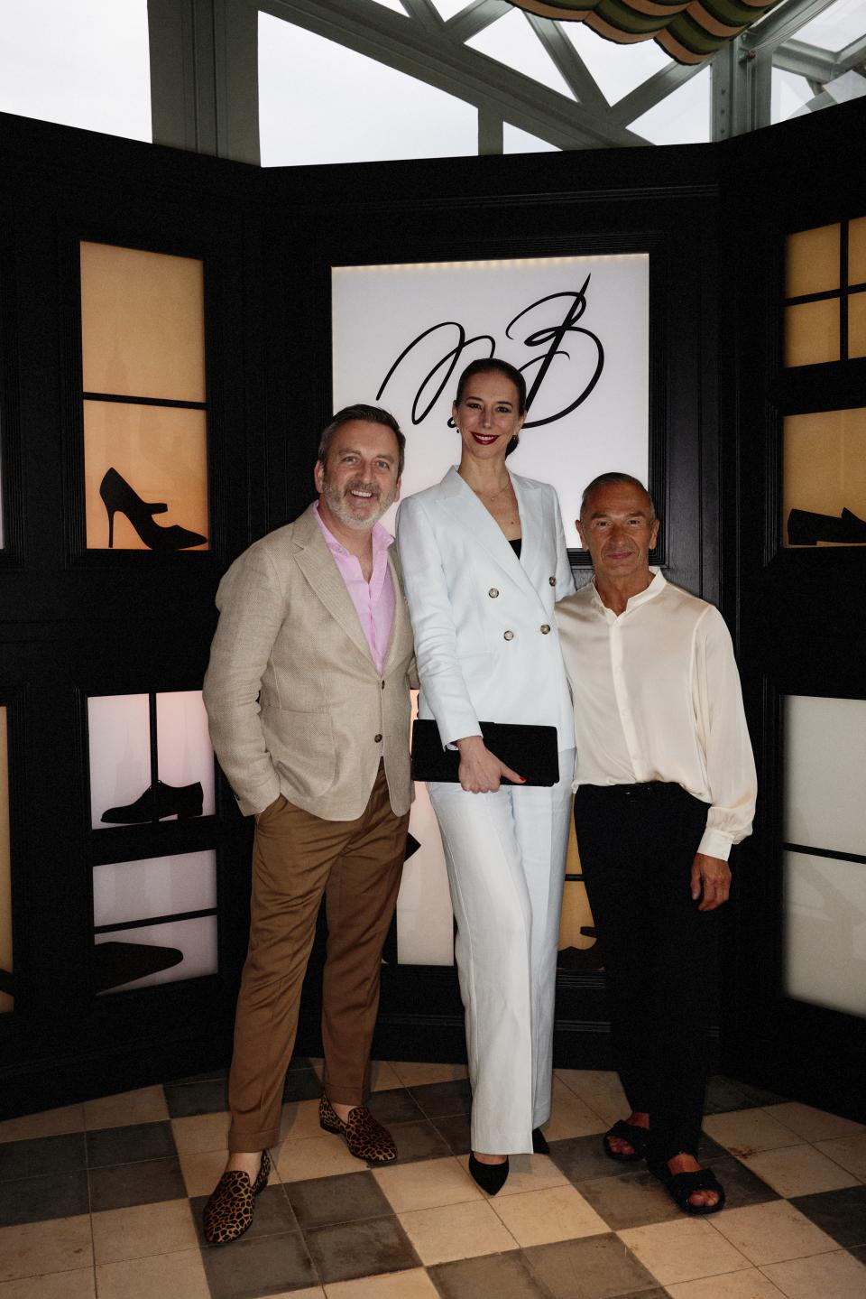 Blahnik’s A team: Andrew Wright, Kristina Blahnik and Jamie Prieto