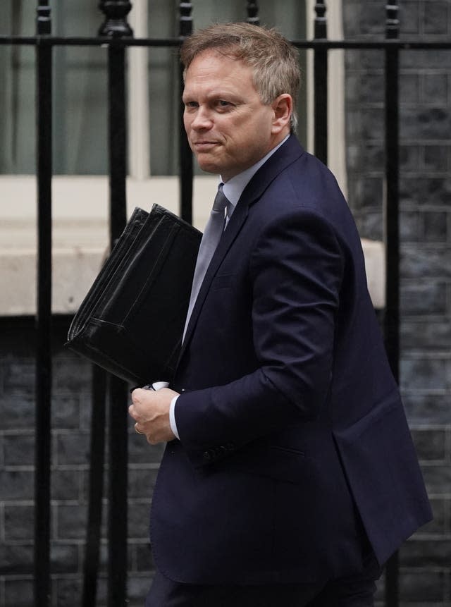 Transport Secretary Grant Shapps