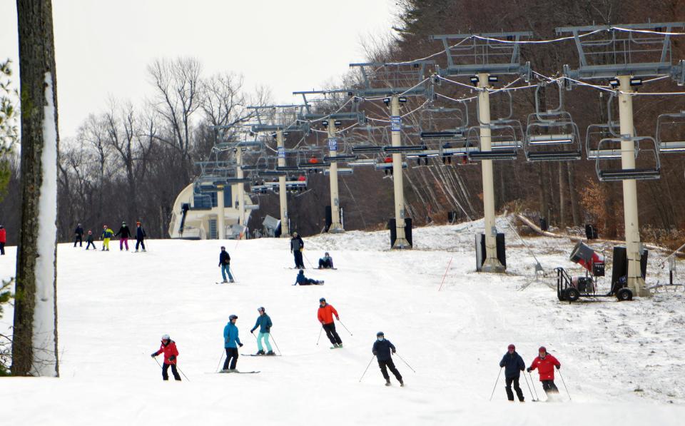 Wachusett Mountain in Princeton has quickly become one of the biggest destination areas in New England for skiers.