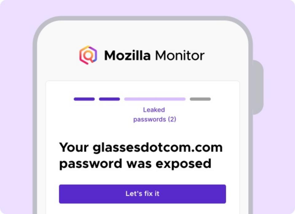 Mozilla將原本網路隱私風險掃描服務Firefox Monitor更名，新增Mozilla Monitor Plus付費服務