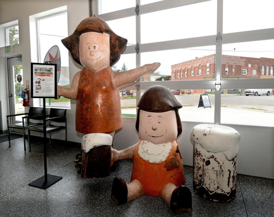 The vintage Mama Burger and Baby Burger from the A&W Burger Family are now housed at the American Giants Museum in Atlanta, Illinois. The museum had a soft opening in July with a grand opening slated for May 2024.