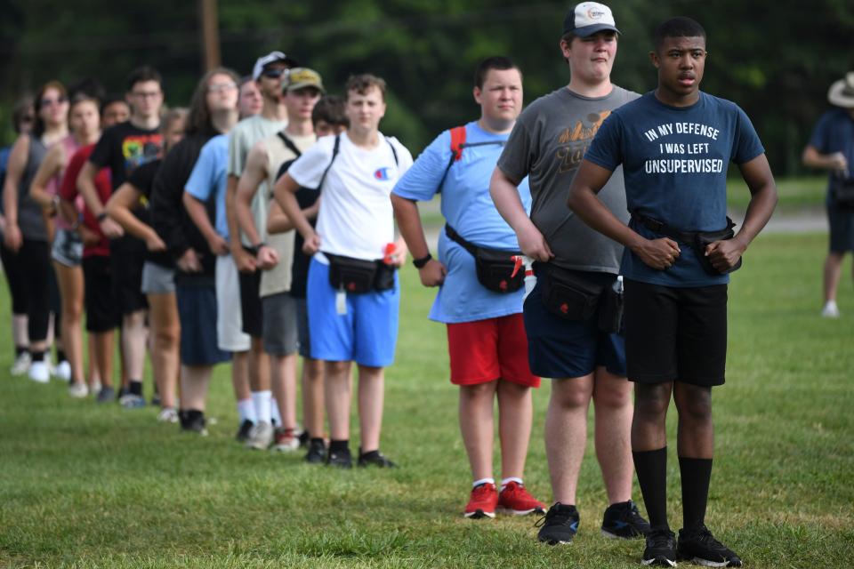 Scenes from South-Doyle marching band camp held at South-Doyle High School, Tuesday, July 25, 2023.