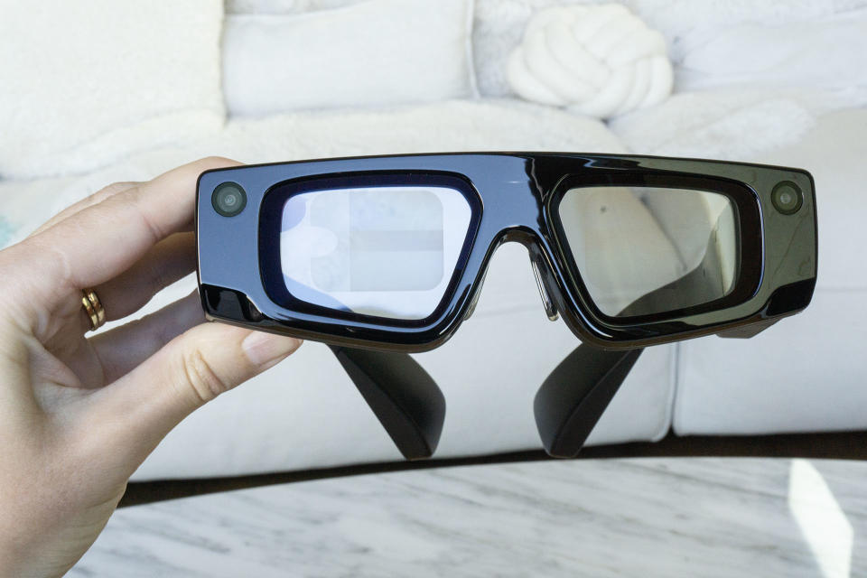 The fifth-generation Spectacles are the first to have clear lenses.