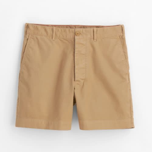 Flat Front Chino Shorts