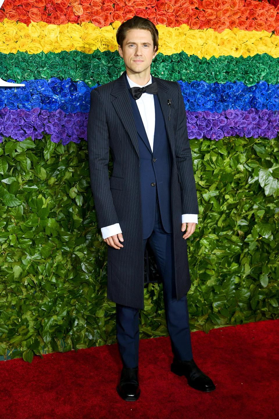 NEW YORK, NEW YORK - JUNE 09: Aaron Tveit attends the 73rd Annual Tony Awards at Radio City Music Hall on June 09, 2019 in New York City. (Photo by Dimitrios Kambouris/Getty Images for Tony Awards Productions ORG XMIT: 775348618 ORIG FILE ID: 1154855730