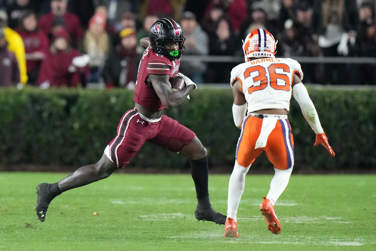 South Carolina receiver Xavier Legette.