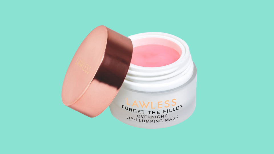 Lawless' lip-plumping overnight mask encourages you to "forget the filler."