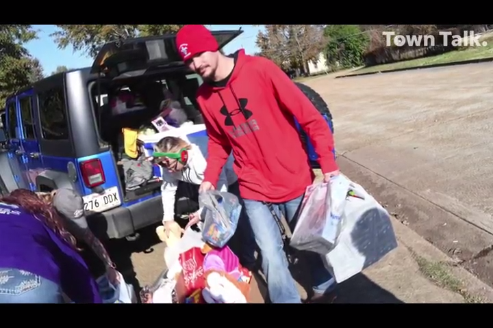 In this 2014 file photo, The 4x4 Misfits Jeep Club of Cenla and the All Jacked Up Jeepers of Lafayette collected toys and other items and delivered them to the Hope House.
