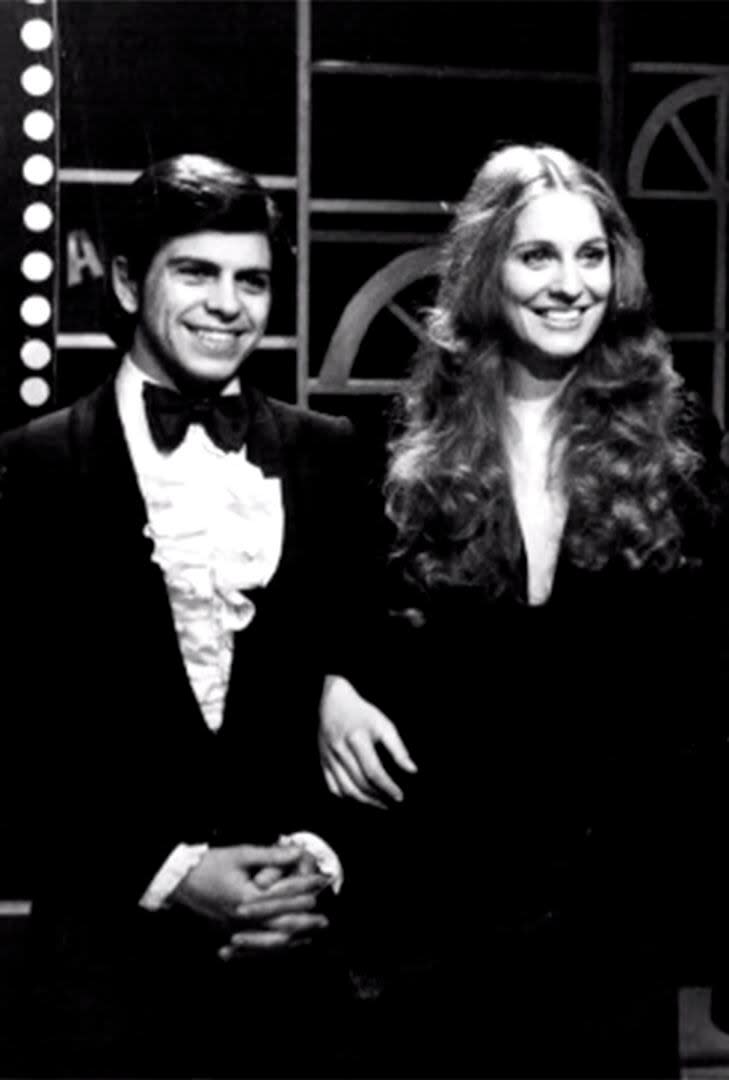 Guillermo Fernández junto con Rosanna Falasca, otro de los exponentes del tango joven de los años 80
