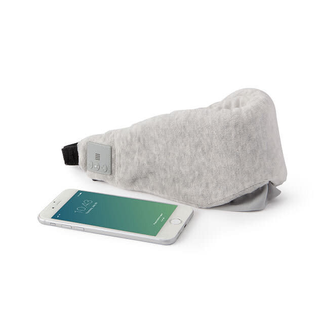 For the sleepy friend who still has to travel for the holidays, this mask might help them get some shut eye. It's comfy, cordless and they'll be able to listen to any lullaby on the go. <strong><a href="https://fave.co/2sNjQ9H" target="_blank" rel="noopener noreferrer">Get it for $40 at Uncommon Goods</a></strong>. 