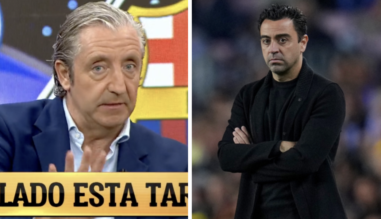 Josep Pedrerol volvió a cargar contra Xavi Hernández una vez más en 'El Chiringuito'. Foto: Twitter/Getty