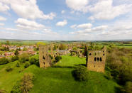 <p>Sheriff Hutton Castle in North Yorkshire. (Photo: Caters News) </p>