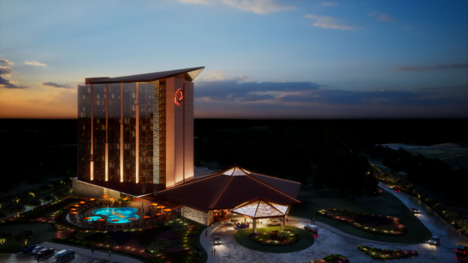 The Osage Nation on Wednesday released renderings for its planned entertainment district in the Lake of the Ozarks.