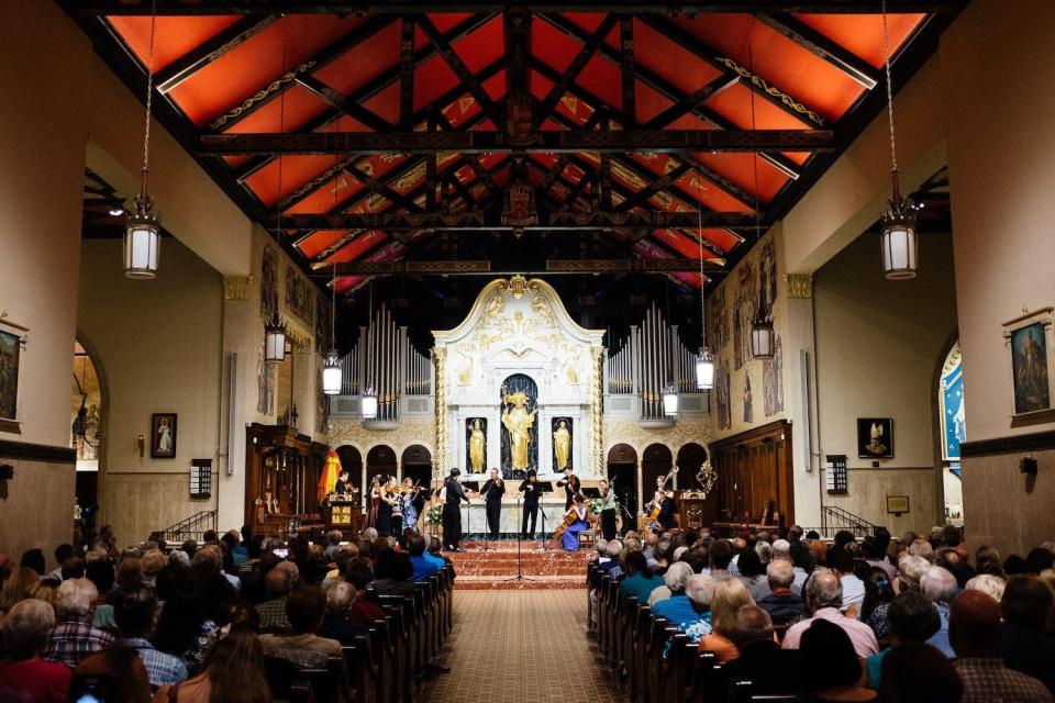 The St. Augustine Music Festival features free classical concerts in the Cathedral Basilica of St. Augustine.