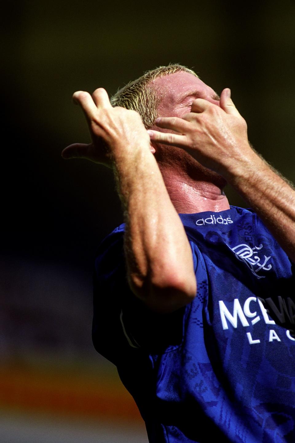 Gazza playing the flute for Rangers wound up Celtic fans