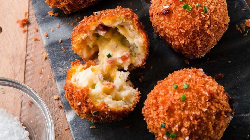 fried mashed potato balls