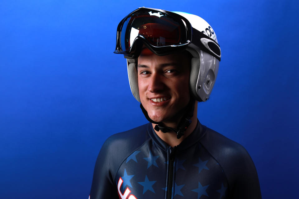 <p>poses for a portrait during the Team USA Media Summit ahead of the PyeongChang 2018 Olympic Winter Games on September 26, 2017 in Park City, Utah. </p>