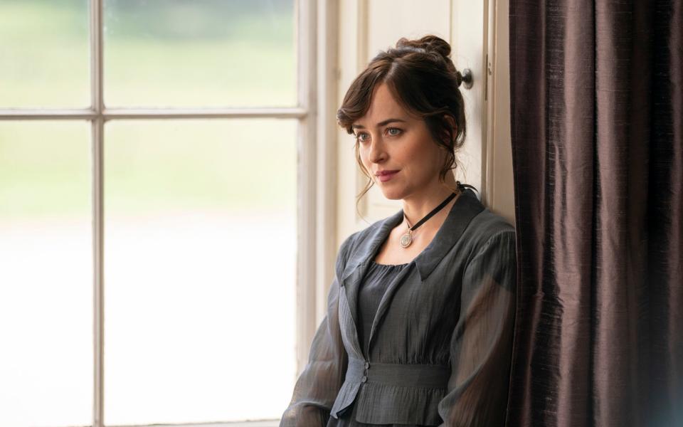 Dakota Johnson as Anne Elliot in Netflix's new adaptation of Persuasion - Netflix/Nick Wall