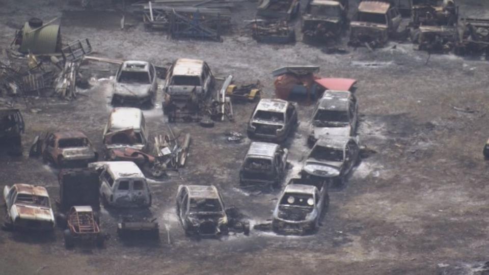 picture of western australia's bushfire devastation