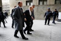 Film producer Harvey Weinstein arrives at New York Criminal Court for his sexual assault trial in the Manhattan borough of New York