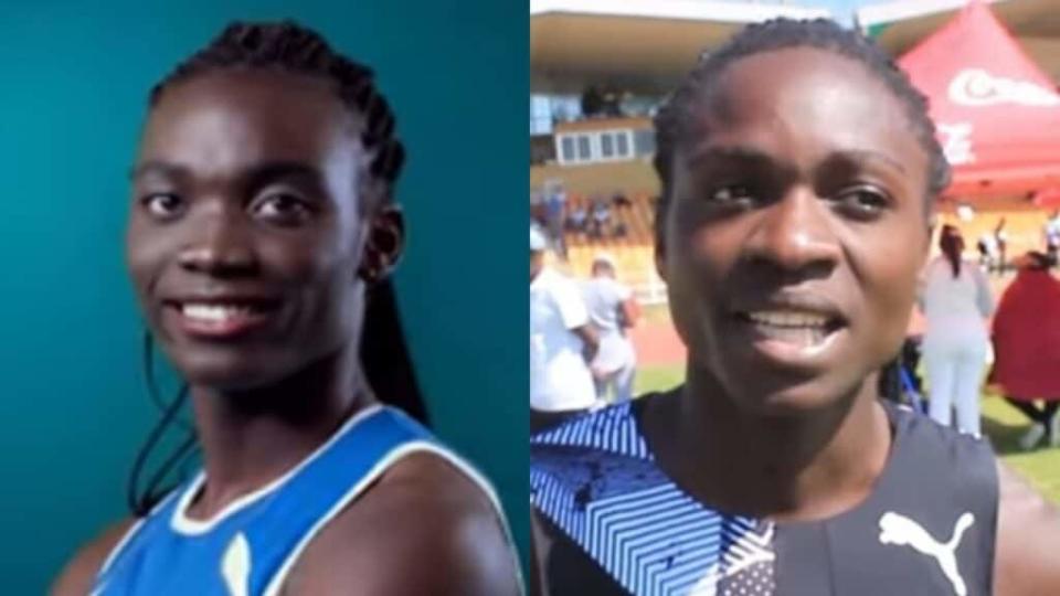 World Athletics officials had reportedly agreed to keep private that 18-year-old Namibian track sensations Beatrice Masilingi (left) and Christine Mboma (right) had been barred from competing in the 400-meter race at the Tokyo Olympics due to their elevated natural testosterone levels. (YouTube)