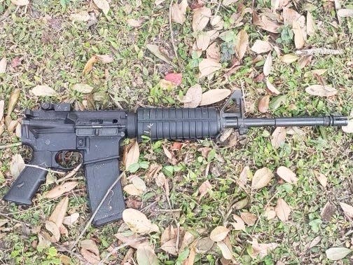 This is the weapon the Sheriff's Office said the suspect pulled on officers before he was shot and killed Tuesday on Ernest Street.