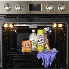 Cleaning Supplies In Oven