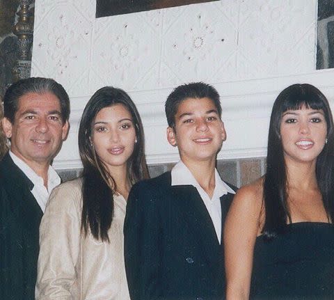 19) Robert, Kim, Rob and Kourtney Kardashian, 1999
