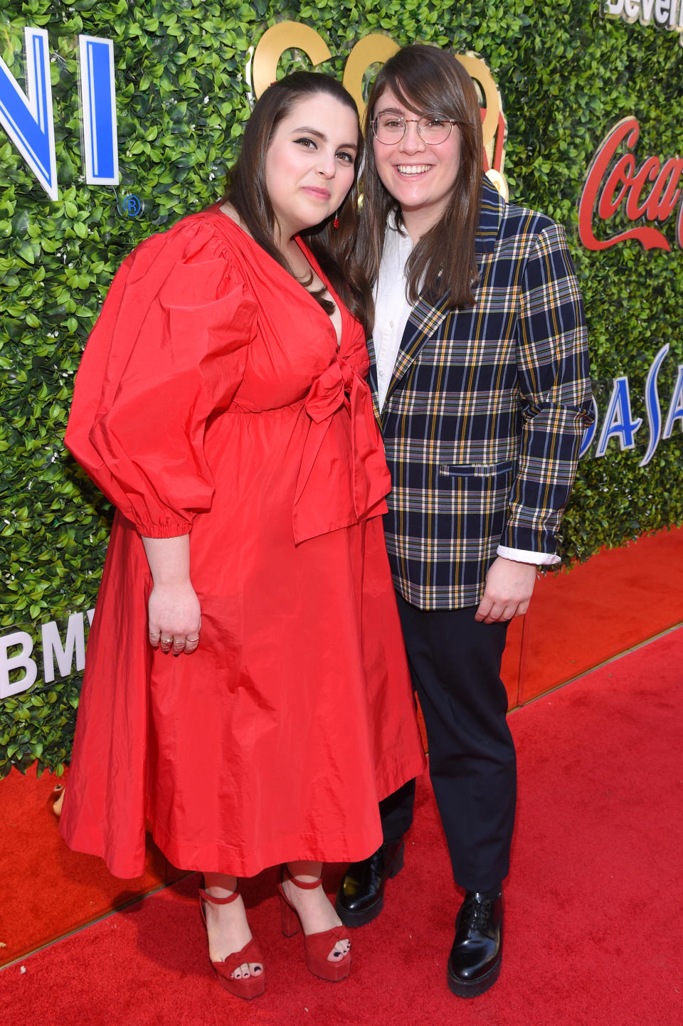 the couple on the red carpet