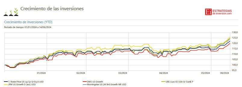 Large Cap Growth en Estados Unidos. Grandes fondos, grandes oportunidades, grandes rentabilidades