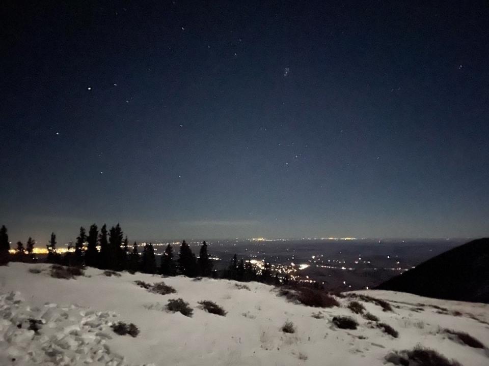 The harsh weather conditions were captured on camera by the rescue team (Pueblo County Sheriff's Office)