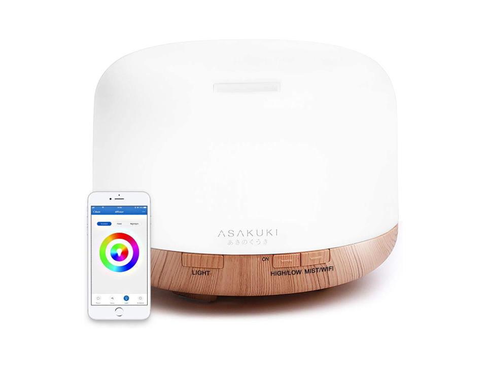 Best Meditation Products — asakuki smart wifi aromatherapy diffuser humidifier