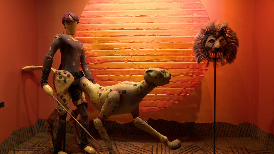 An exhibit featuring puppetry from 