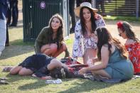 <p>But at least most racegoers were surrounded by their friends.</p>
