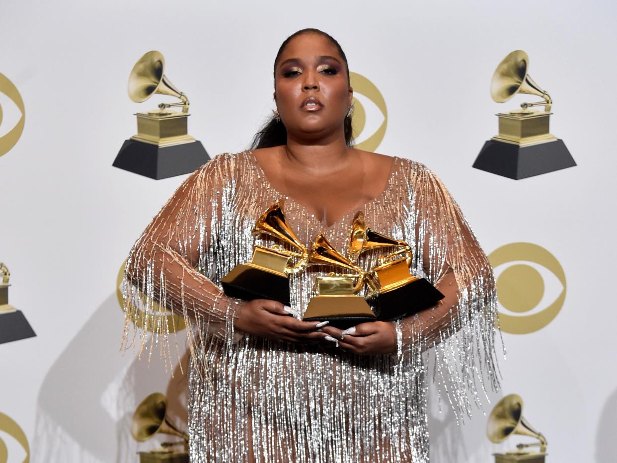 lizzo versace grammys 2020