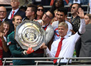 <p>His last trophy was the 2017 Charity Shield…or will it be? </p>