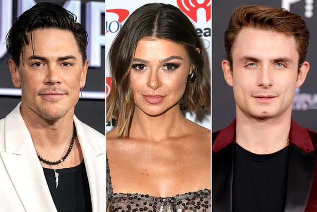 <p>Amanda Edwards/Getty; Steve Granitz/FilmMagic; River Callaway/Variety via Getty</p> Tom Sandoval, Rachel “Raquel” Leviss and James Kennedy