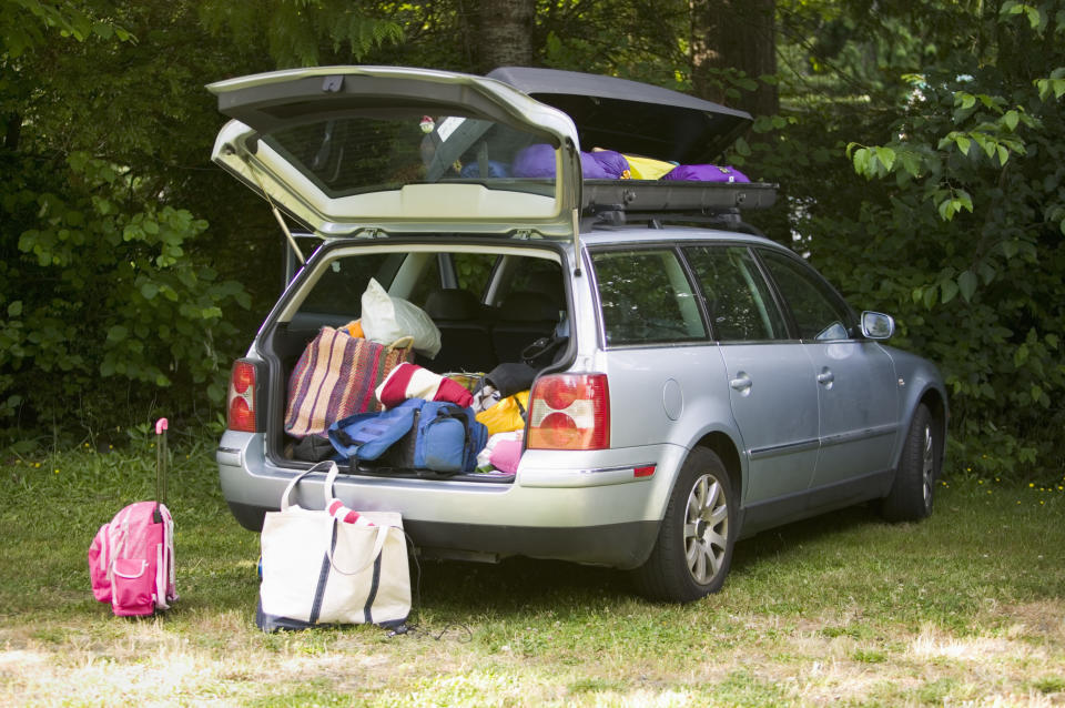 Car loaded with luggage. Source: Getty Images