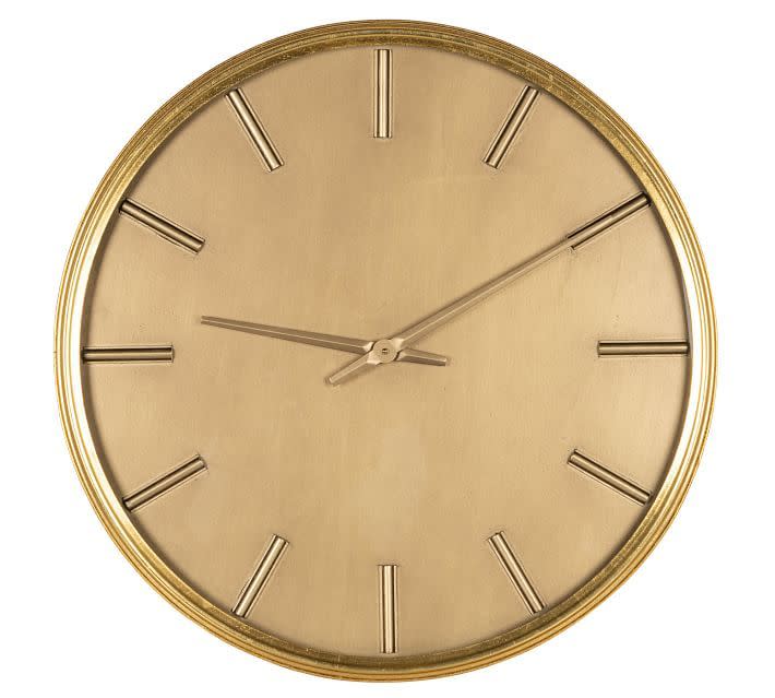 La Rochelle Gold Wall Clock