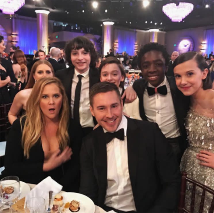 An Insta-Sneak Peek Behind Celebrity’s Golden Globes Moments