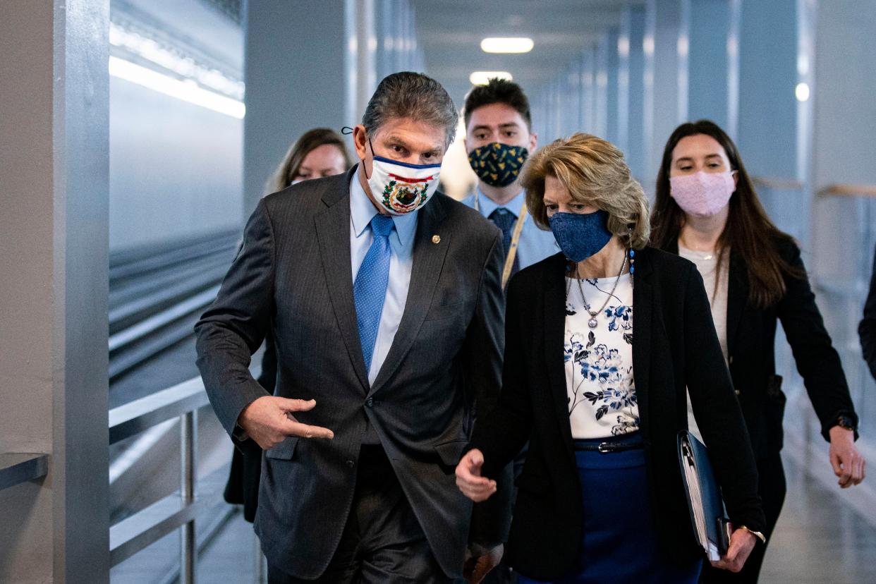 Joe Manchin and Lisa Murskowski (Getty Images)