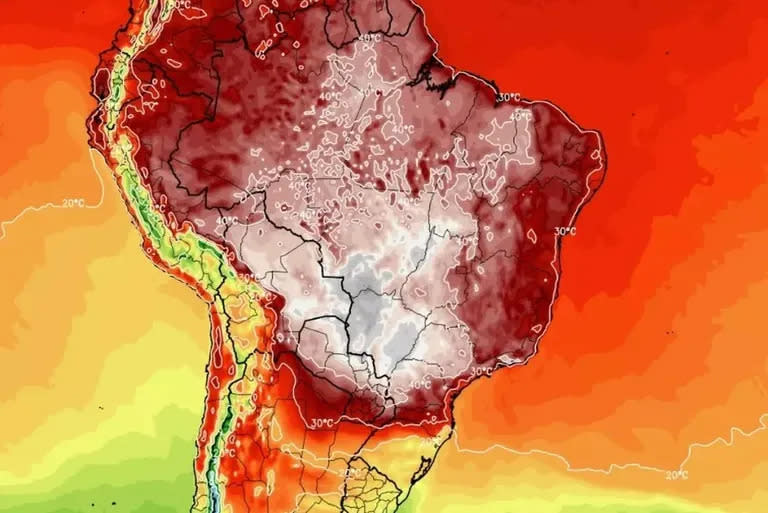 Brasil enfrentará temperaturas récord en todas las regiones
