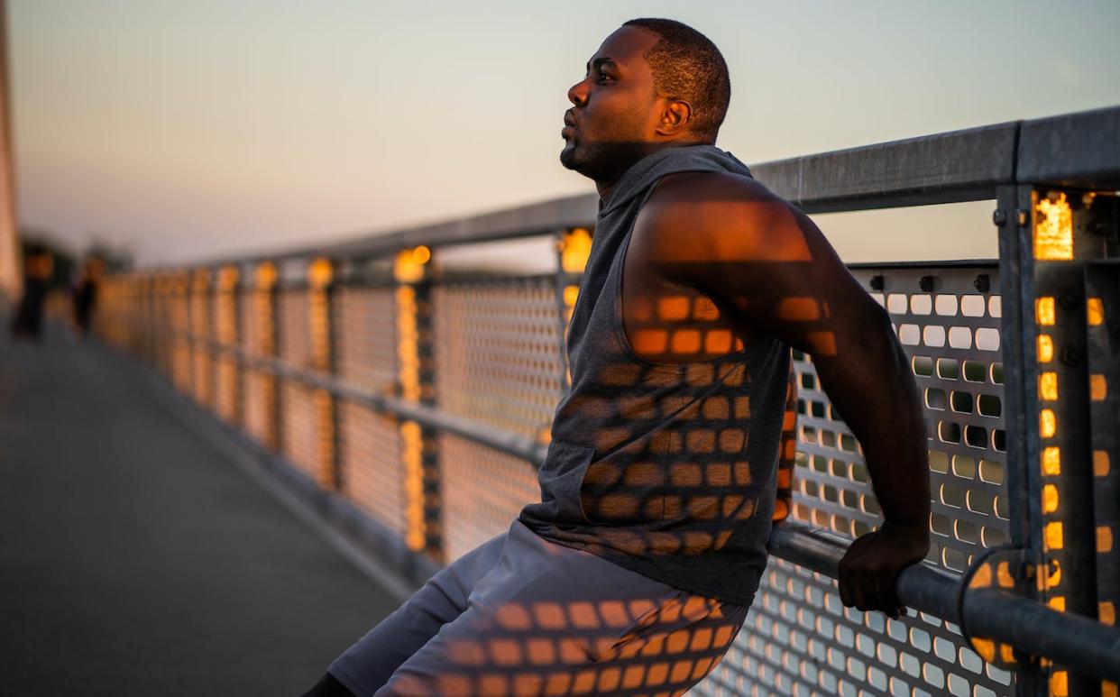 <a href="https://www.shutterstock.com/image-photo/young-africanamerican-man-exercising-sunset-on-1810199758" rel="nofollow noopener" target="_blank" data-ylk="slk:Shutterstock;elm:context_link;itc:0;sec:content-canvas" class="link ">Shutterstock</a>