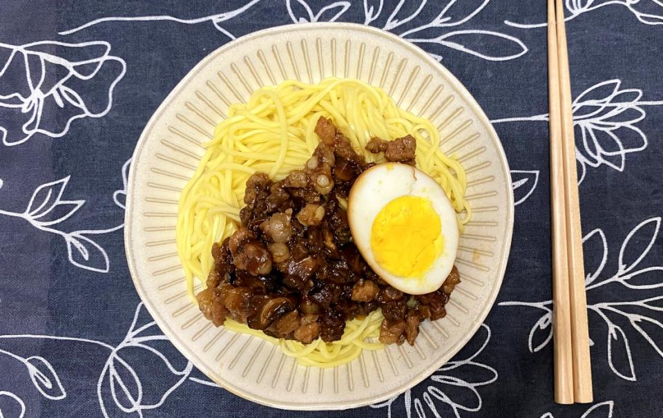 帶飯食譜│瓜仔香菇滷肉拌麵 滷肉要咁煮先香