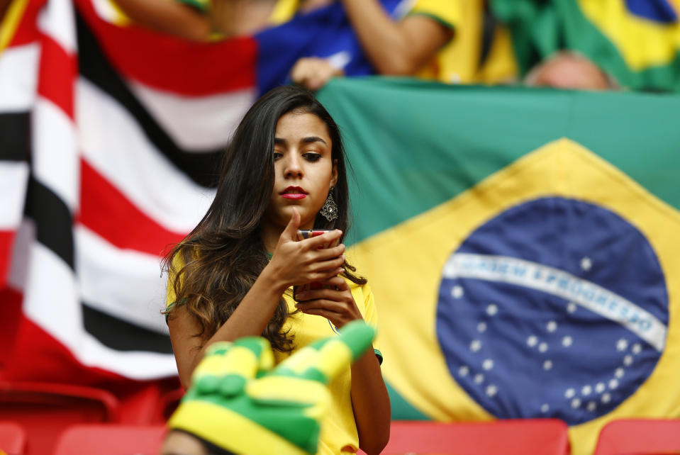 Brazil cellphone Olympics World Cup messaging