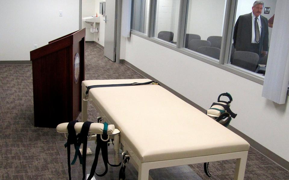 Execution chamber in Idaho - with viewing area