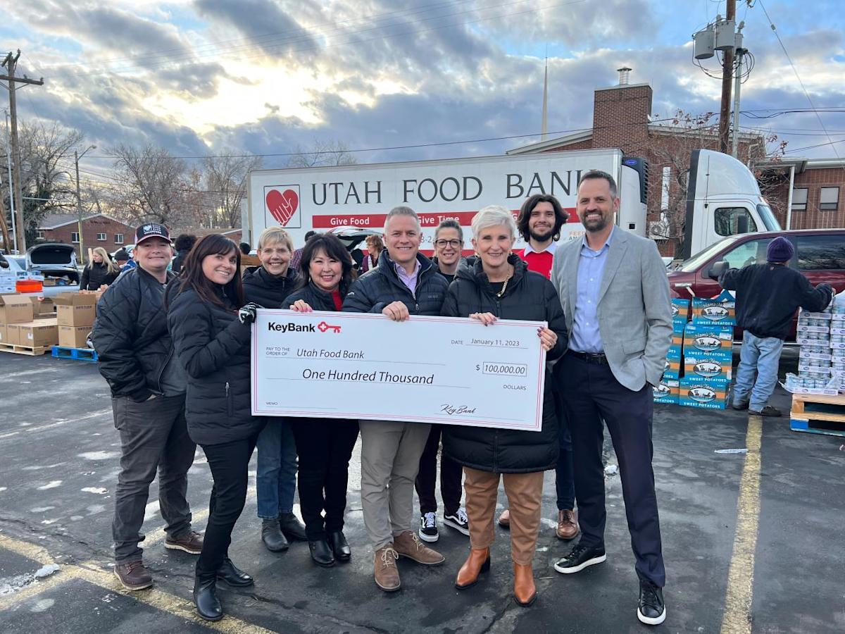 Utah Food Bank receives 100,000 grant from KeyBank to support