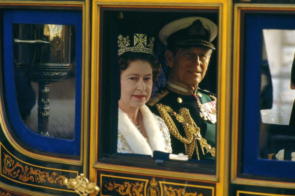 Queen Elizabeth and Prince Phillip's Grand Entrance